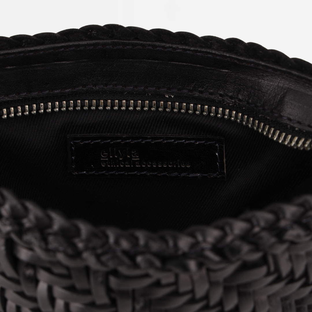 Woven Wristlet - Black