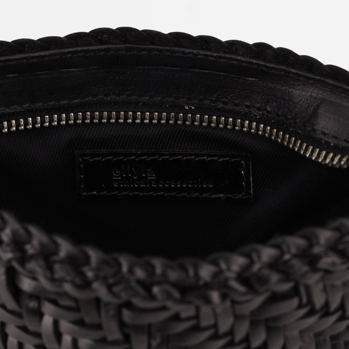Woven Wristlet - Black