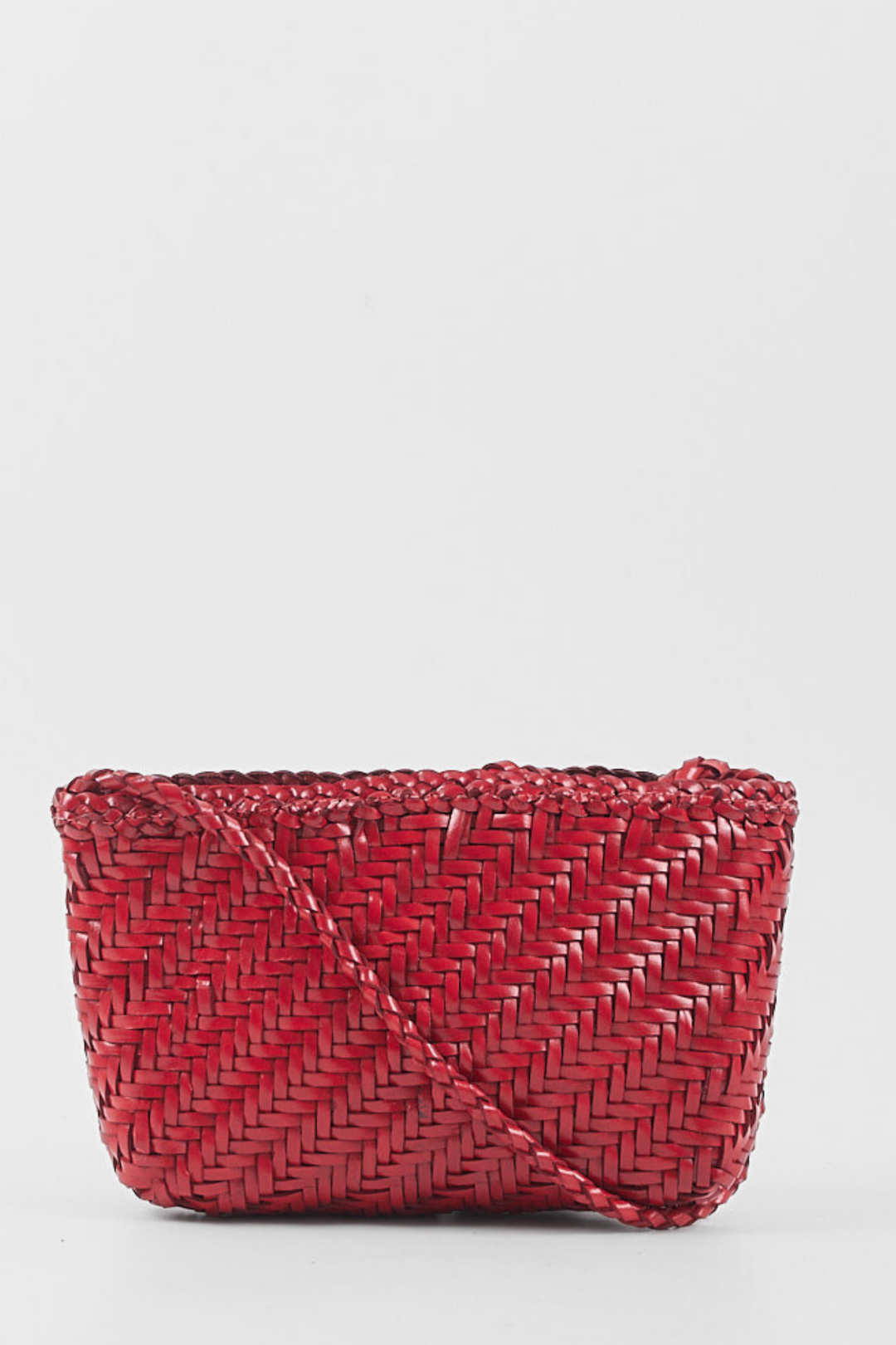 Sia Leather Crossbody Red