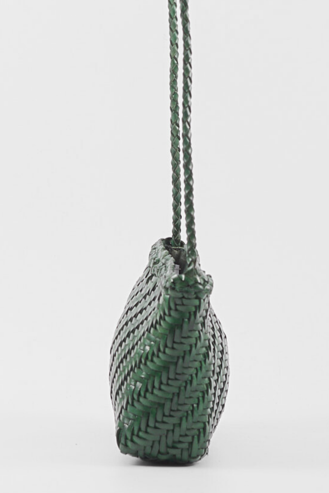 Sia Leather Crossbody- Emerald Green