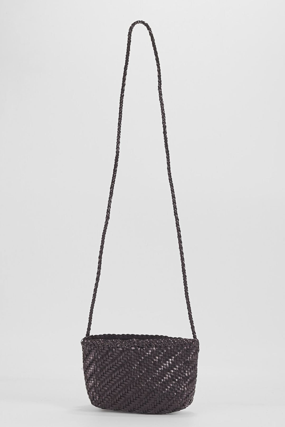 Sia Leather Crossbody - Black