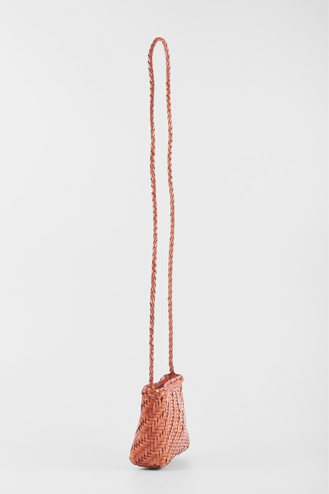 Sia Leather Crossbody- Tan