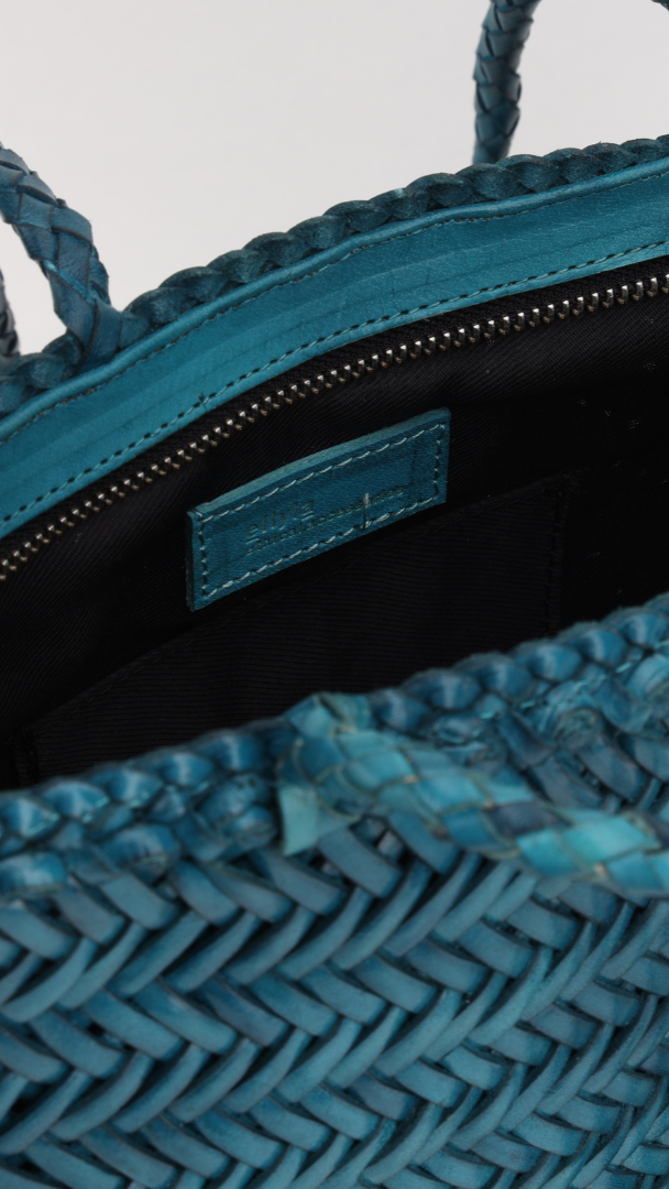 Ari Leather Bag Blue