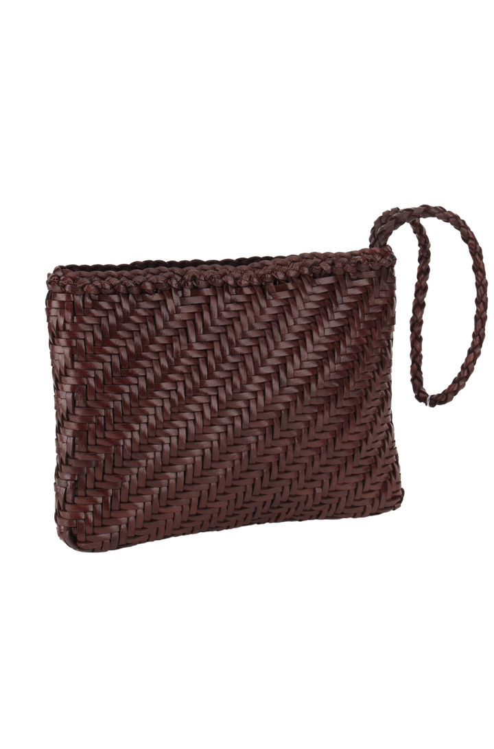 Woven Wristlet Espresso
