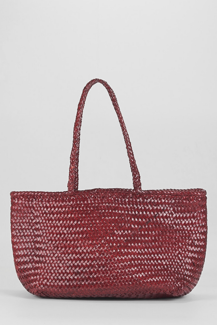Amora Woven Shoulder Bag- Burgundy- PRE ORDER ETA 6 Weeks