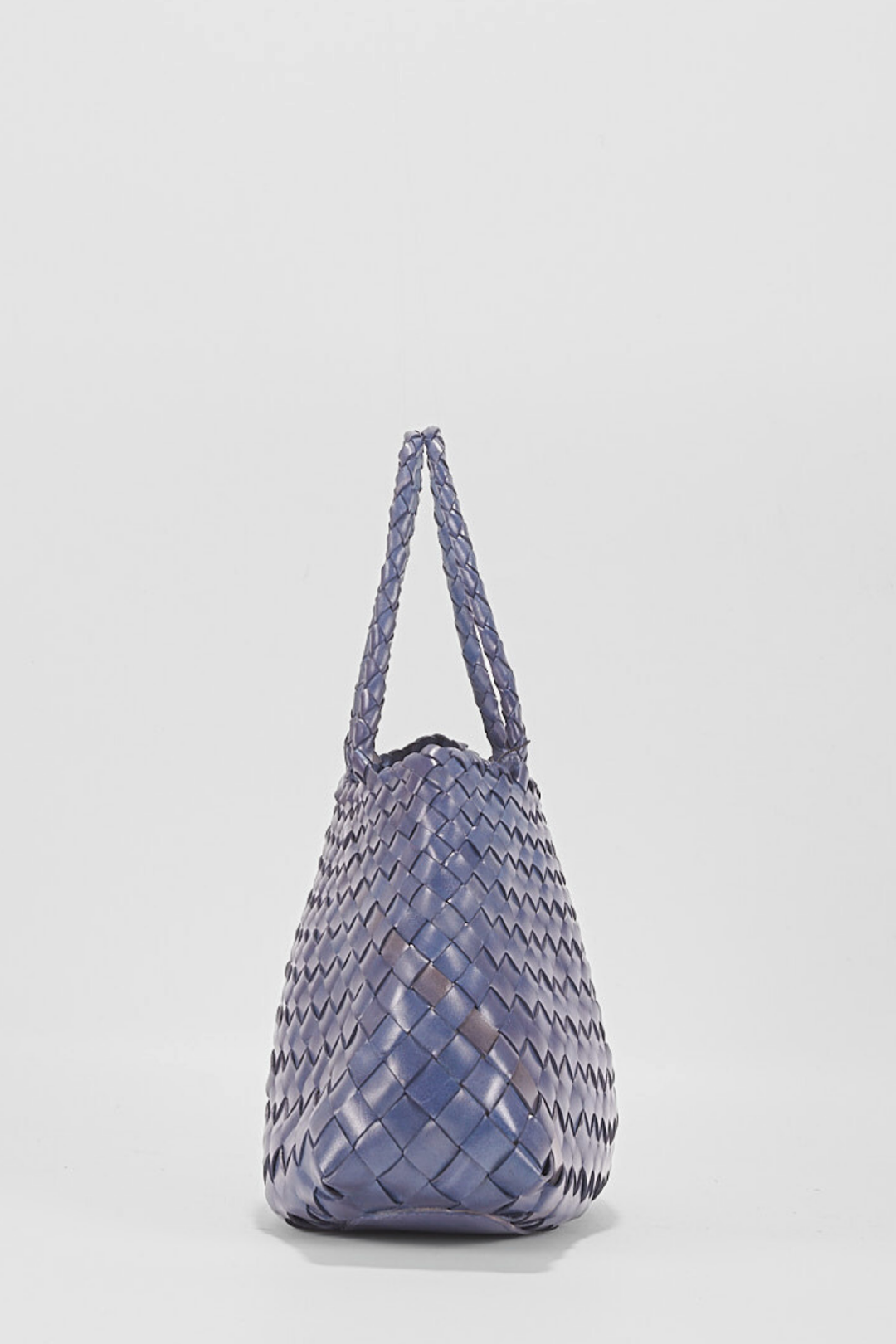 Selina Woven Hand Bag- Blue