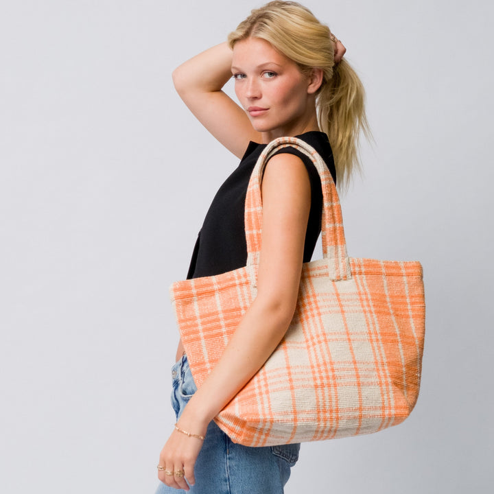 Sahara Organic Cotton Tote Bag- Orange