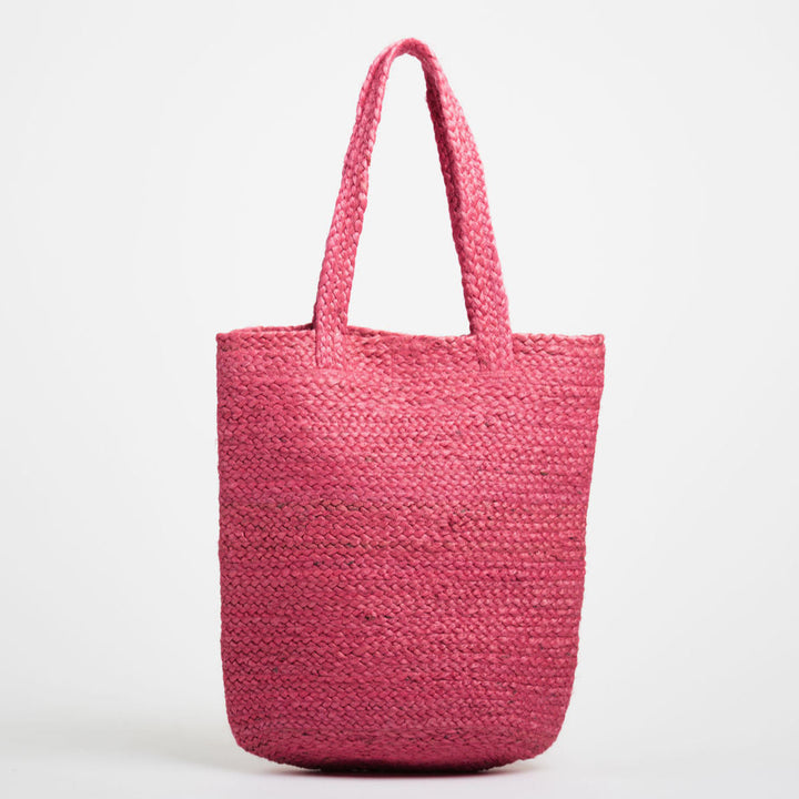 Weiche Jutetasche „Shyla“ – Himbeere