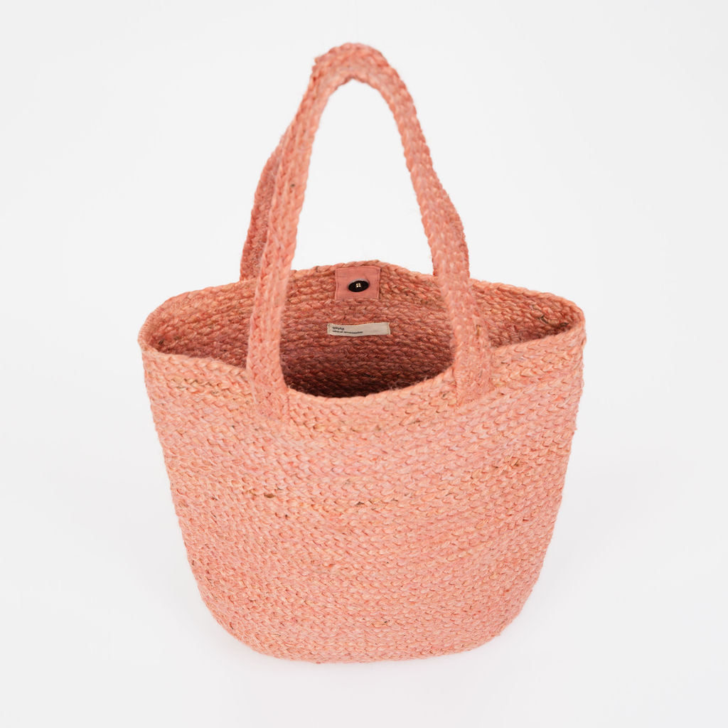 Weiche Jutetasche Shyla - Rosa