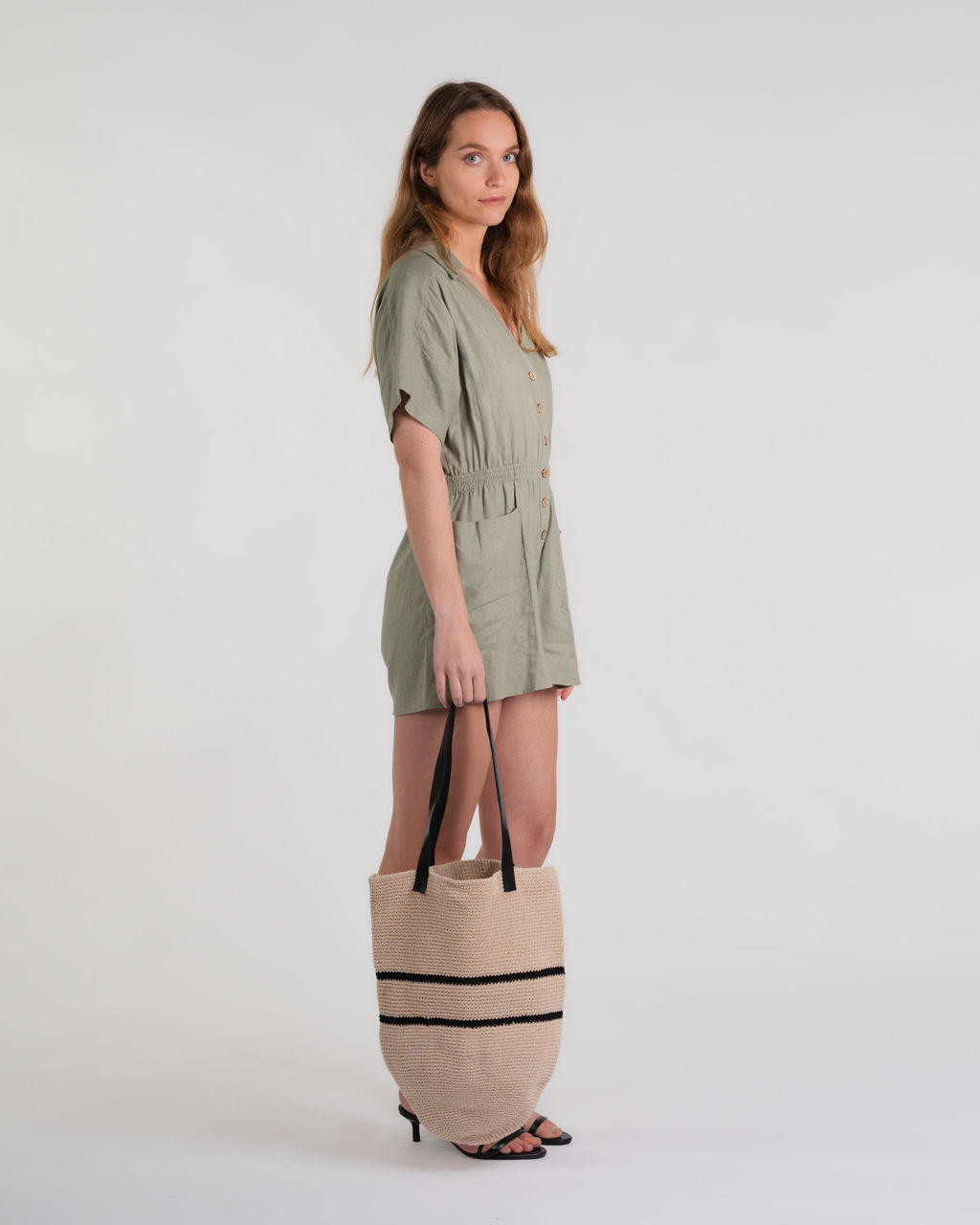 Einkaufstasche „Lana“ aus gewebter Baumwolle