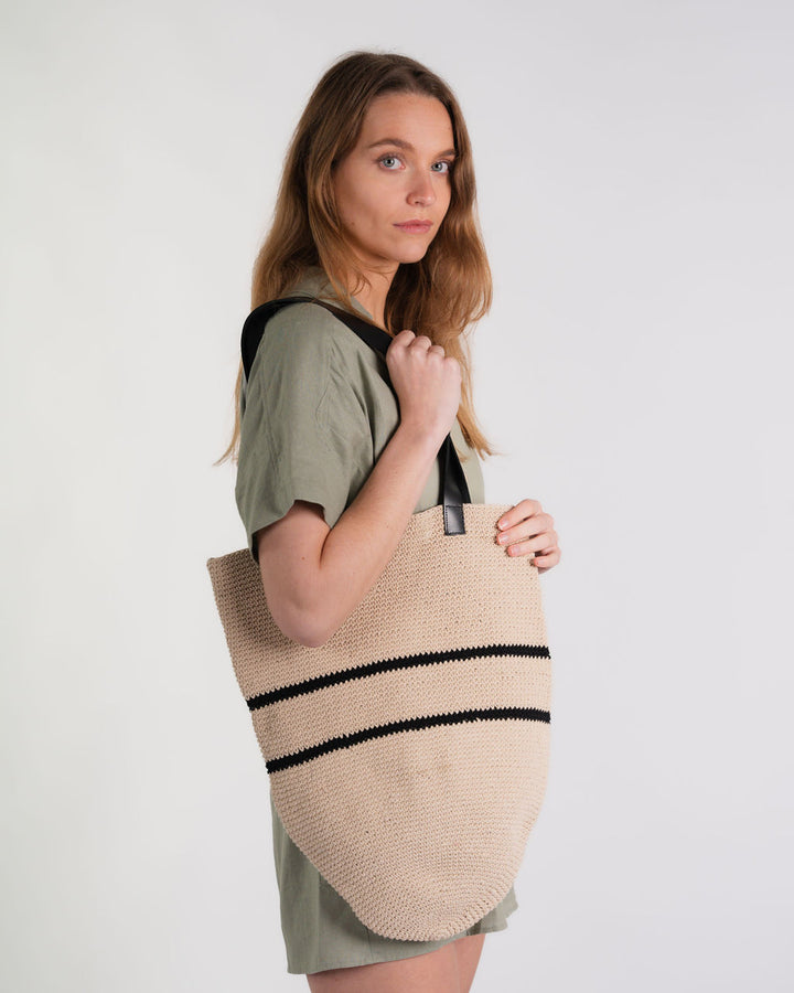 Einkaufstasche „Lana“ aus gewebter Baumwolle