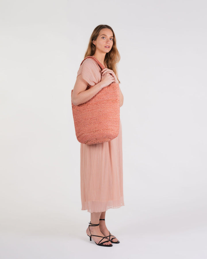 Weiche Jutetasche Shyla - Rosa