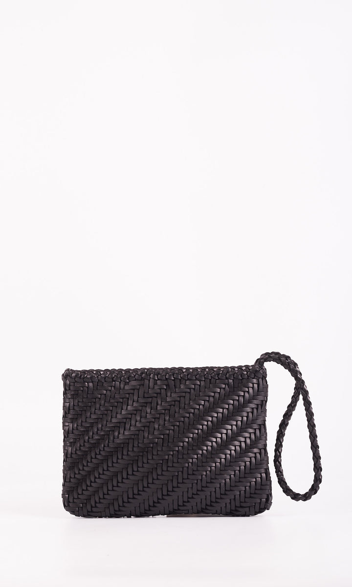 Woven Wristlet - Black