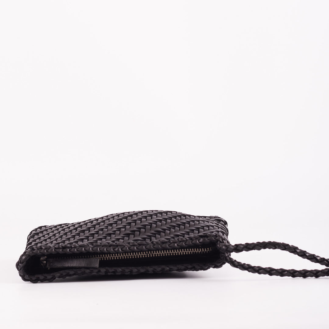 Woven Wristlet - Black