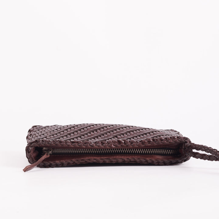 Woven Wristlet Espresso