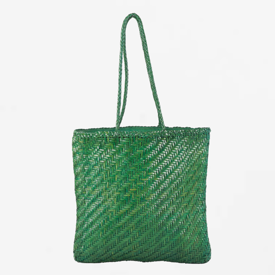 Rhia Large Leather Tote with zipper