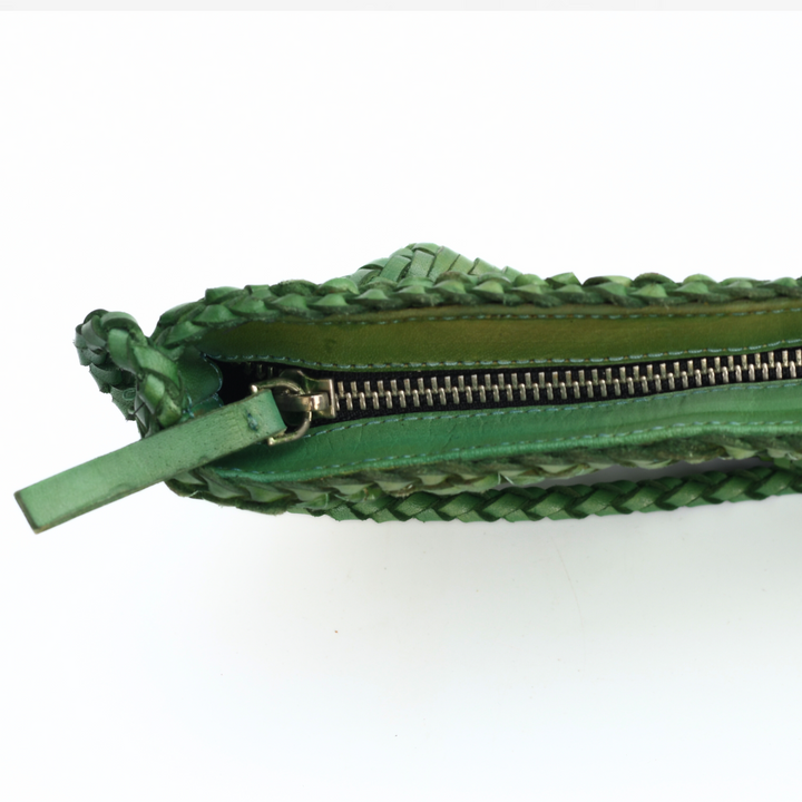 Sia Leather Crossbody- Peridot