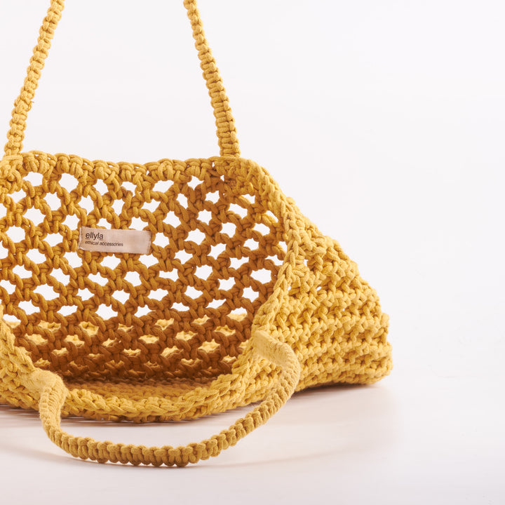 Nadia Crochet Cotton Tote