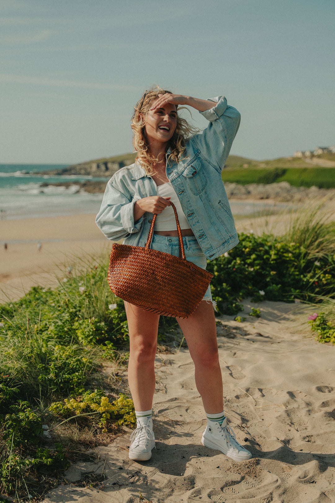 Amora Woven Shoulder Bag- Tan PRE ORDER ETA 4 Weeks