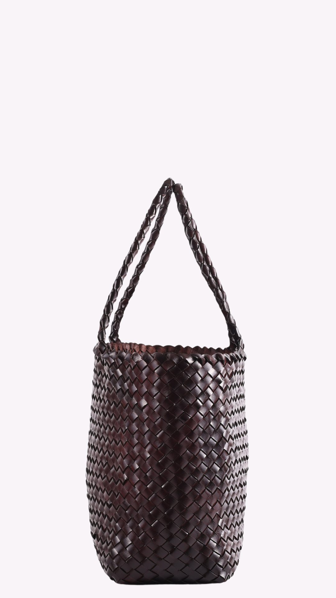 Leia Woven Leather Box Bag- PRE ORDER