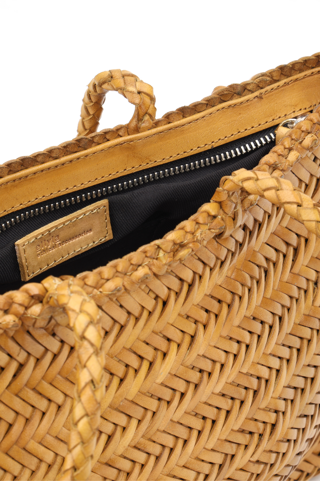 Ari Woven Leather Bag