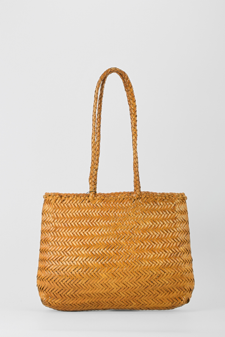 Geflochtene Ledertasche