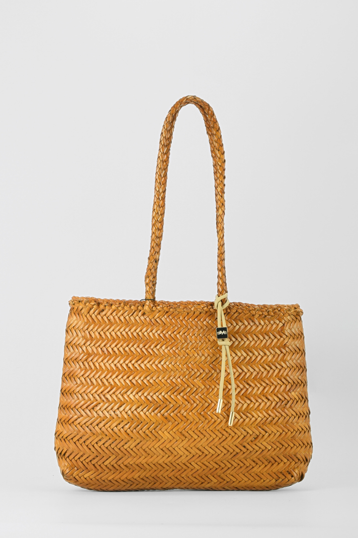 Geflochtene Ledertasche