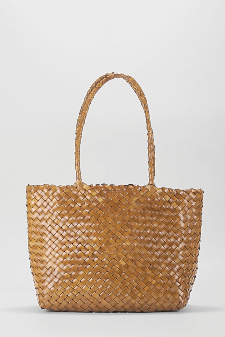 Leia Woven Leather Bag Khaki- PRE Order ETA 2 weeks