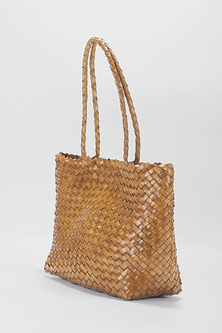 Leia Woven Leather Bag Khaki- PRE Order ETA 2 weeks