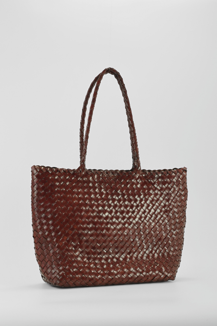 Leia Box Weave- Burgundy