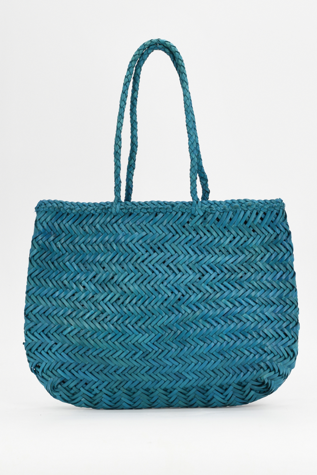 Woven Leather Shoulder Bag