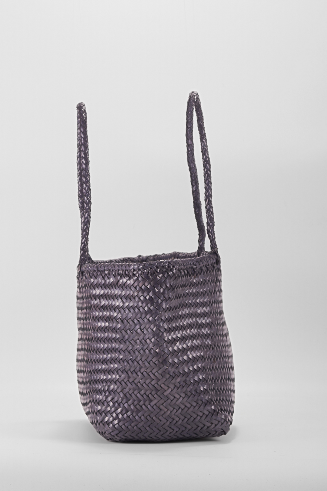 Amora Woven Shoulder Bag Dark Blue