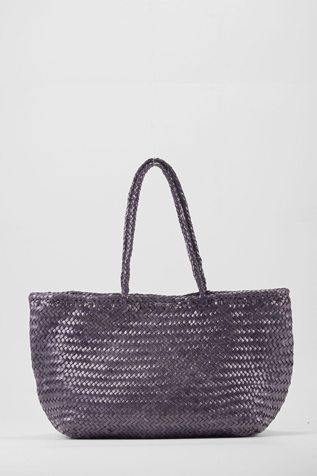 Amora Woven Shoulder Bag Dark Blue