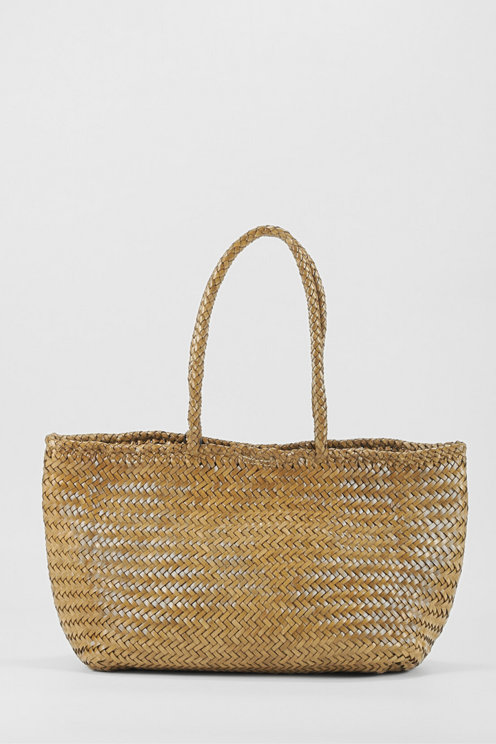 Amora Woven Shoulder Bag Khaki-