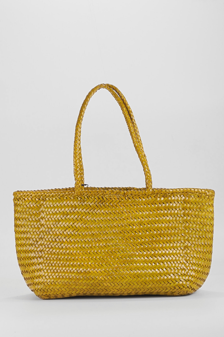 Amora Woven Shoulder Bag- Macha
