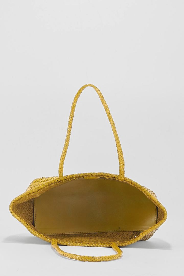Amora Woven Shoulder Bag- Macha