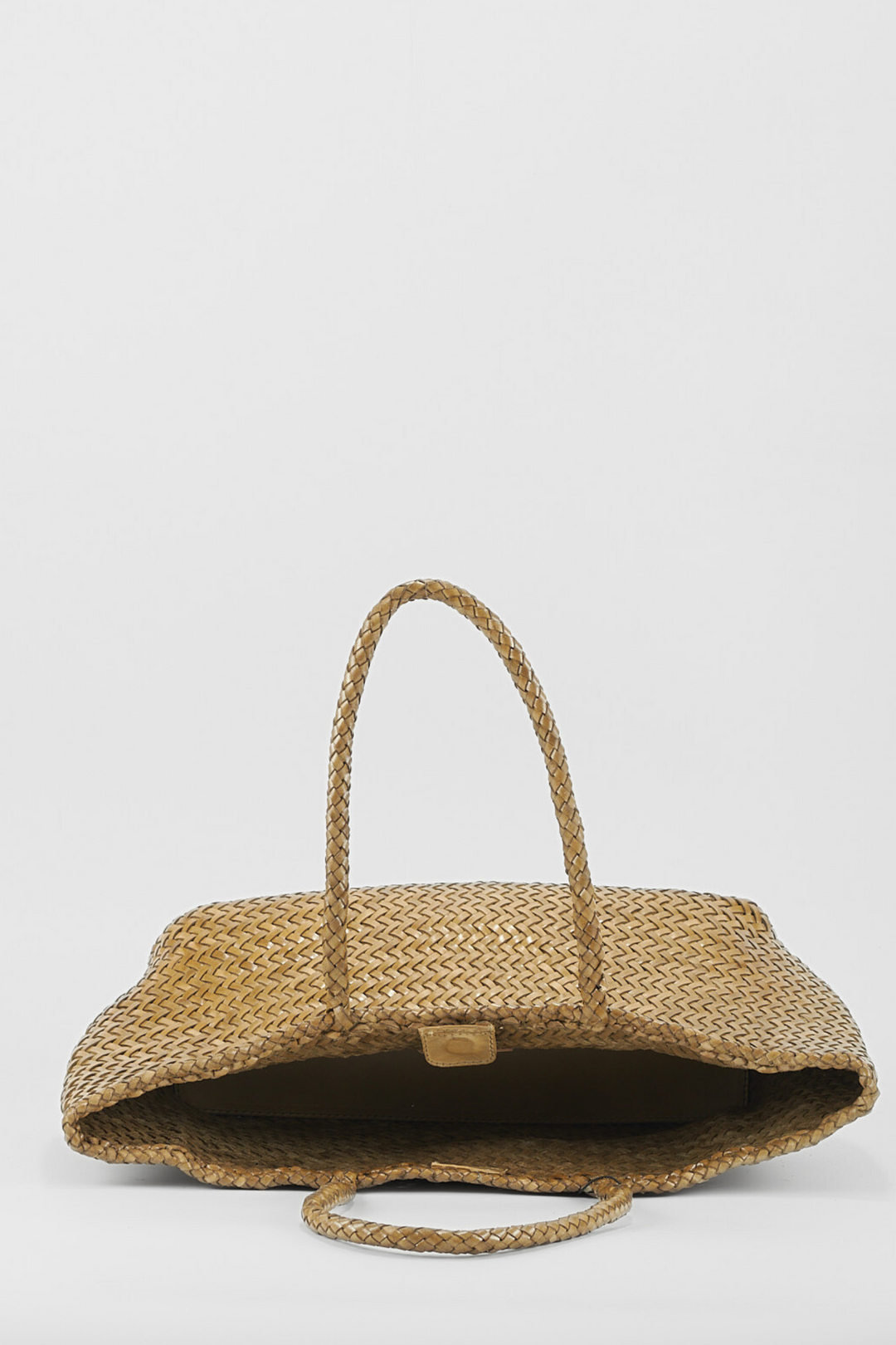 Amora Woven Shoulder Bag Khaki-