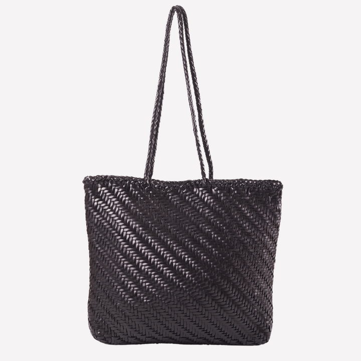 Rhia Woven Leather Tote