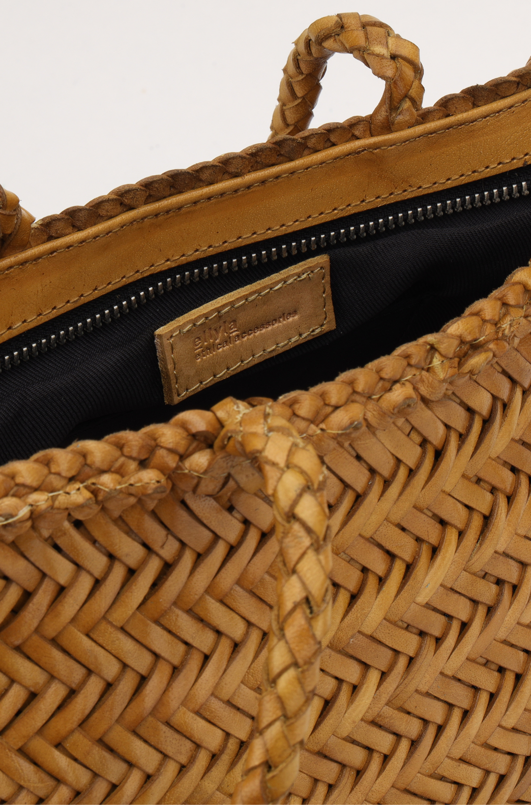 Ari Woven Leather Bag