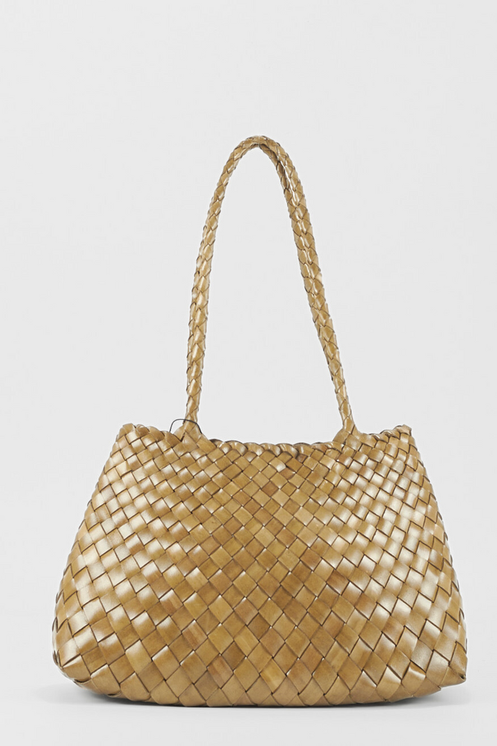 Selina Long Handle Shoulder Bag -Khaki
