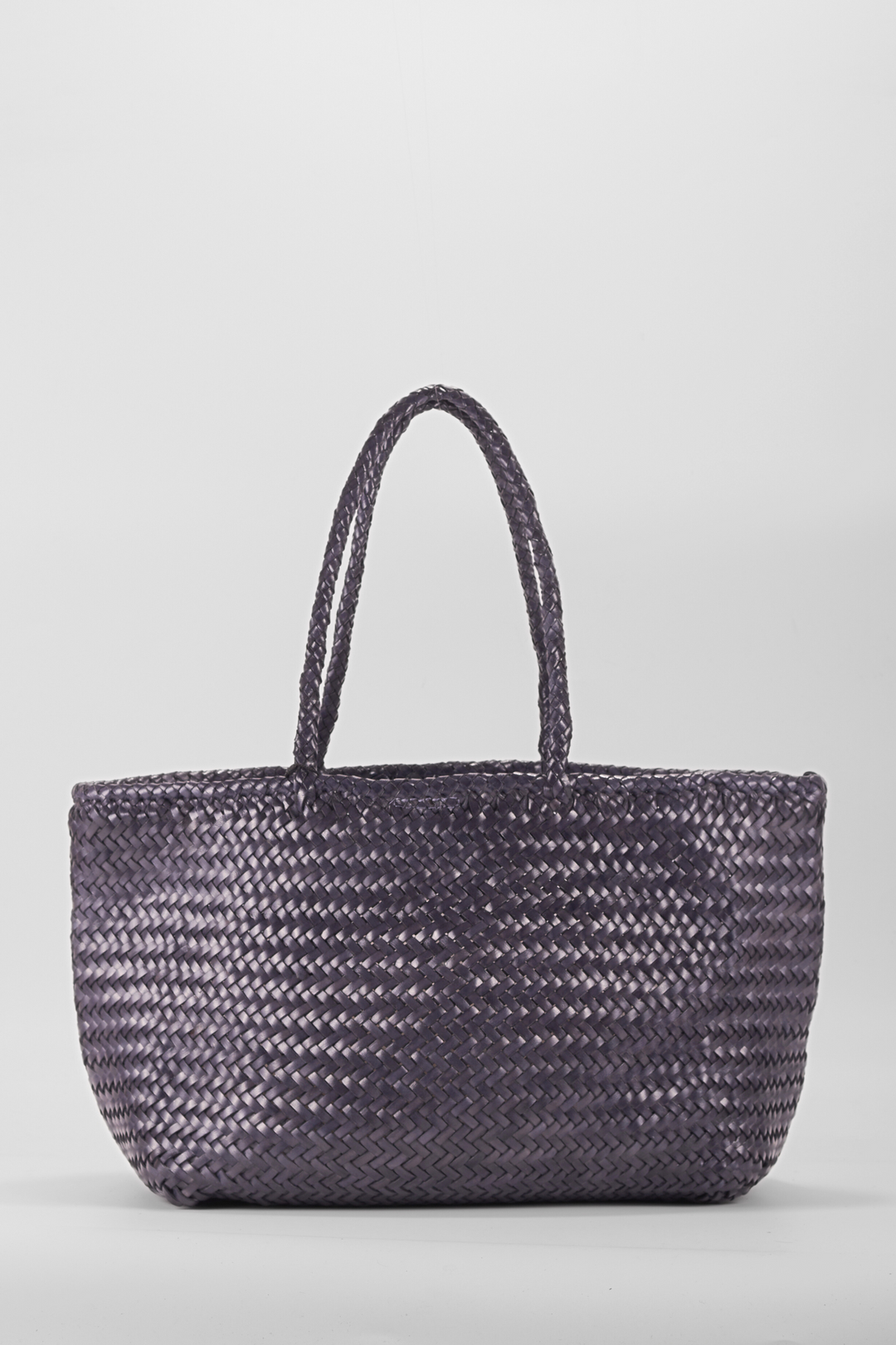 Amora Woven Shoulder Bag Dark Blue