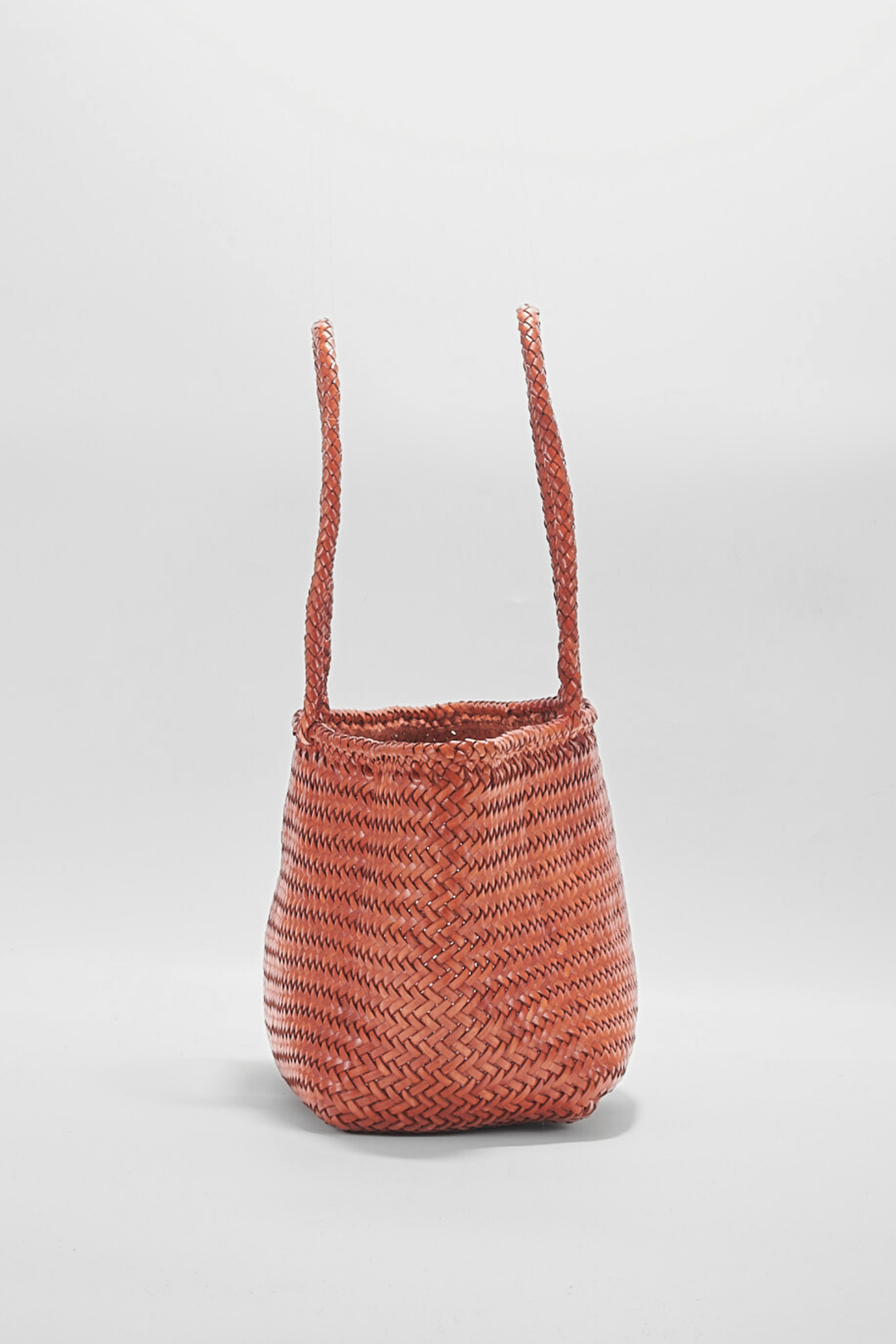 Amora Woven Shoulder Bag- Tan