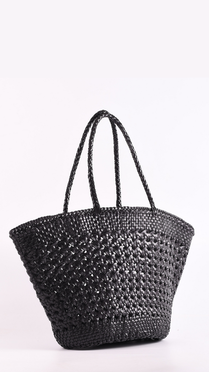 Woven Leather Basket Bag- PRE ORDER