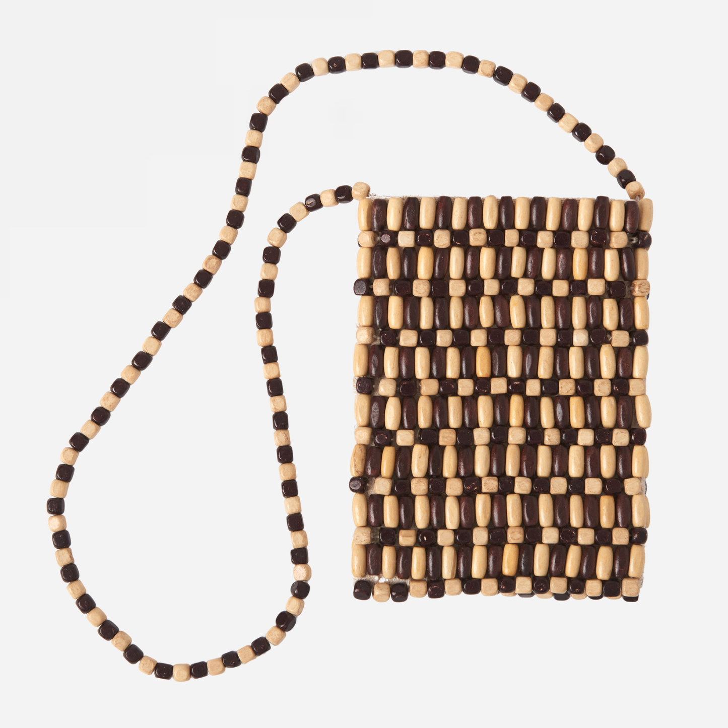 Dela Mango Wood Beaded Cross body bag