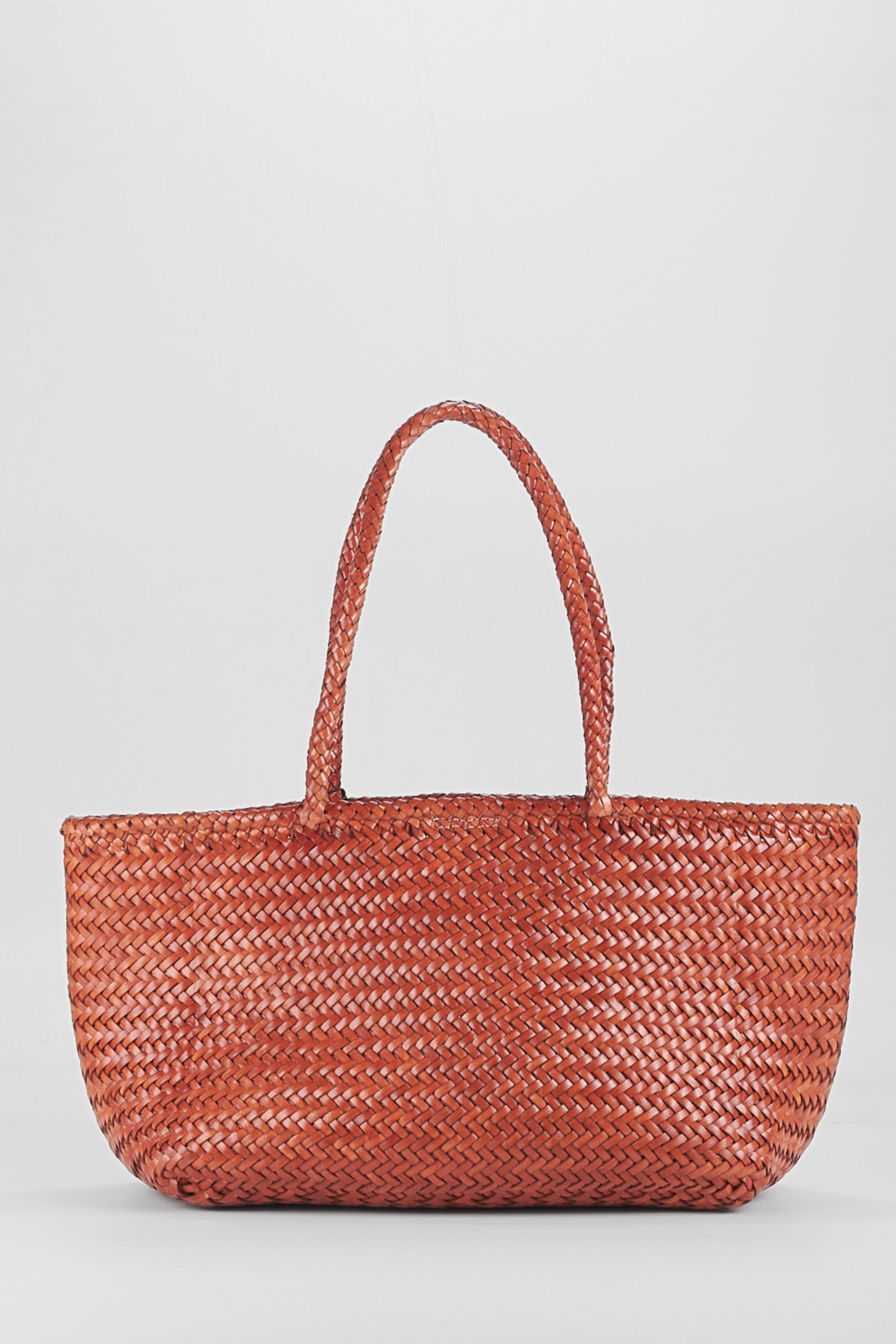 Amora Woven Shoulder Bag- Tan