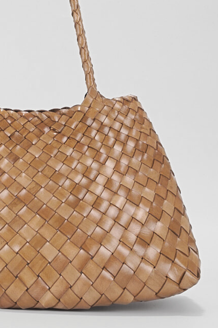 Selina Long Handle Shoulder Bag -Khaki