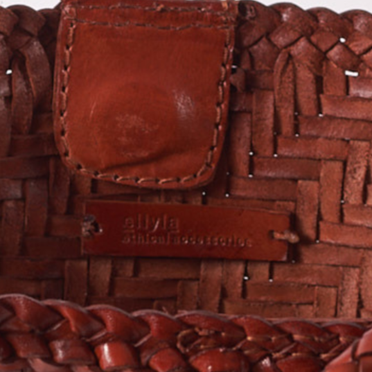 Rhia Woven Leather Tote