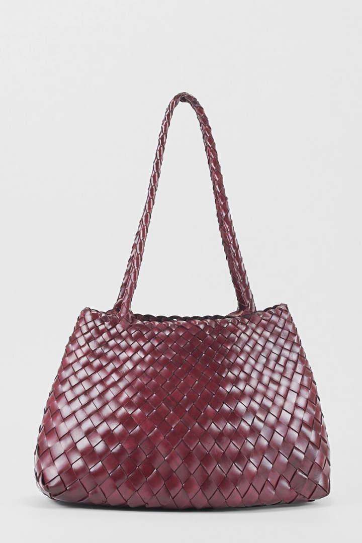 Selina Long Handle Shoulder Bag - Burgundy- Pre order ETA 2 weeks