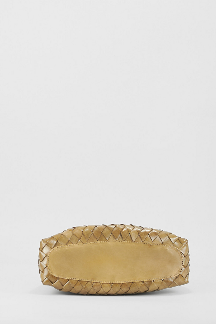 Selina Long Handle Shoulder Bag -Khaki
