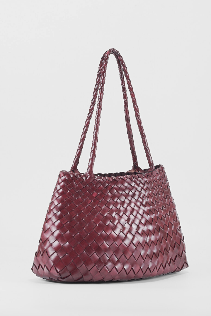 Selina Long Handle Bag - Burgundy